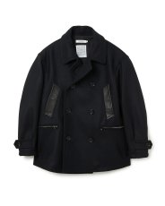 画像1: nonnative  MARINER COAT WOOL DOUBLE MELTON WITH WINDSTOPPER® (1)