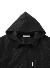 画像9: COOTIE PRODUCTIONS   Faux Leather Hooded Shirt (9)
