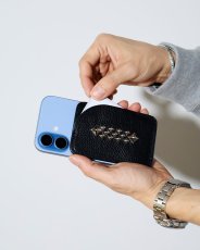 画像3: CALEE  STUDS LEATHER CARD CASE ＜Magsafe＞ (3)