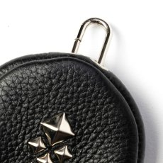 画像5: CALEE  STUDS LEATHER ZIP COIN CASE (5)