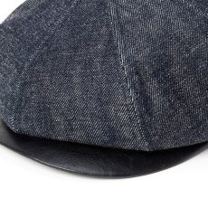 画像4: CALEE  LEATHER WAPPEN DENIM BRIM LEATHER CAS (4)