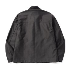 画像5: CALEE  CORD CLOTH LEATHER COLLAR JACKET (5)