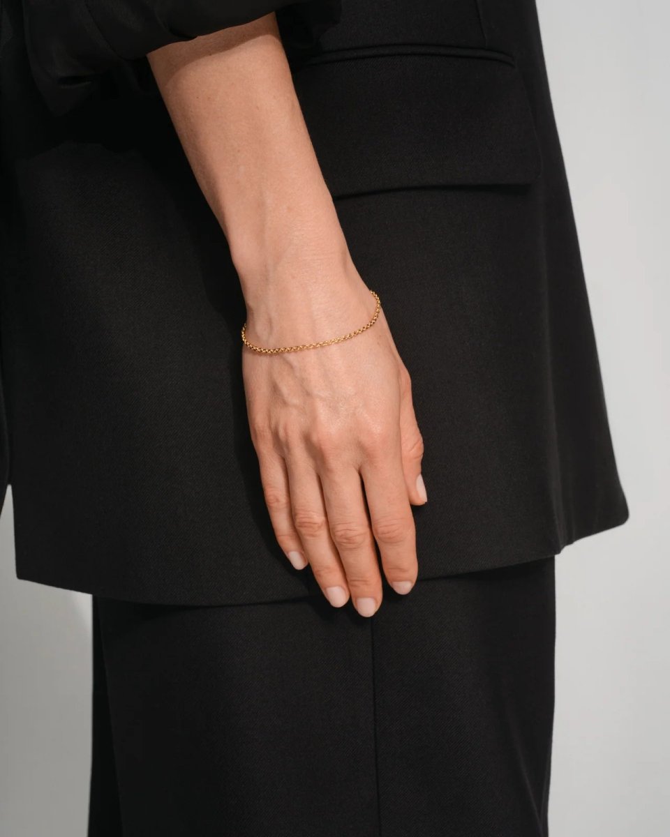 画像2: TOMWOOD   Ada Bracelet Super Slim Gold (2)
