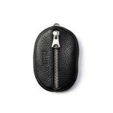 画像2: CALEE  STUDS LEATHER ZIP COIN CASE (2)