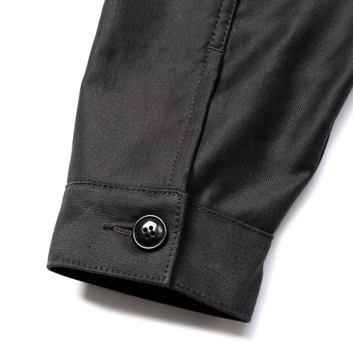画像10: CALEE  CORD CLOTH LEATHER COLLAR JACKET (10)