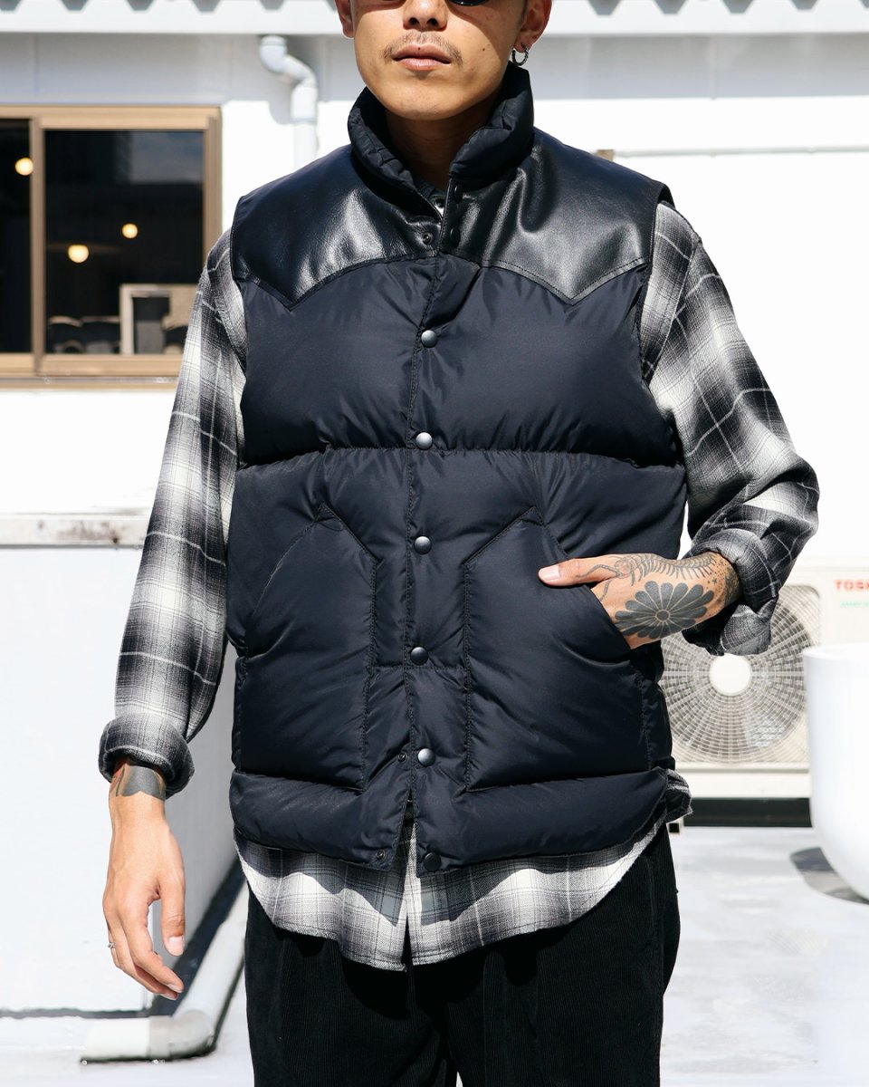画像3: MINEDENIM  Down Vest by Rocky Mountain Featherbed (3)