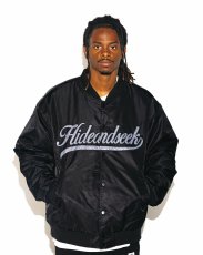 画像5: HideandSeek  Nylon Varsity Jacket (5)