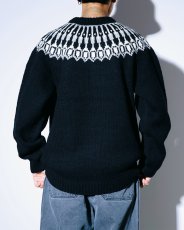 画像3: nonnative  EXPLORER HAND-KNIT CREW SWEATER LINCOLN WOOL YARN (3)