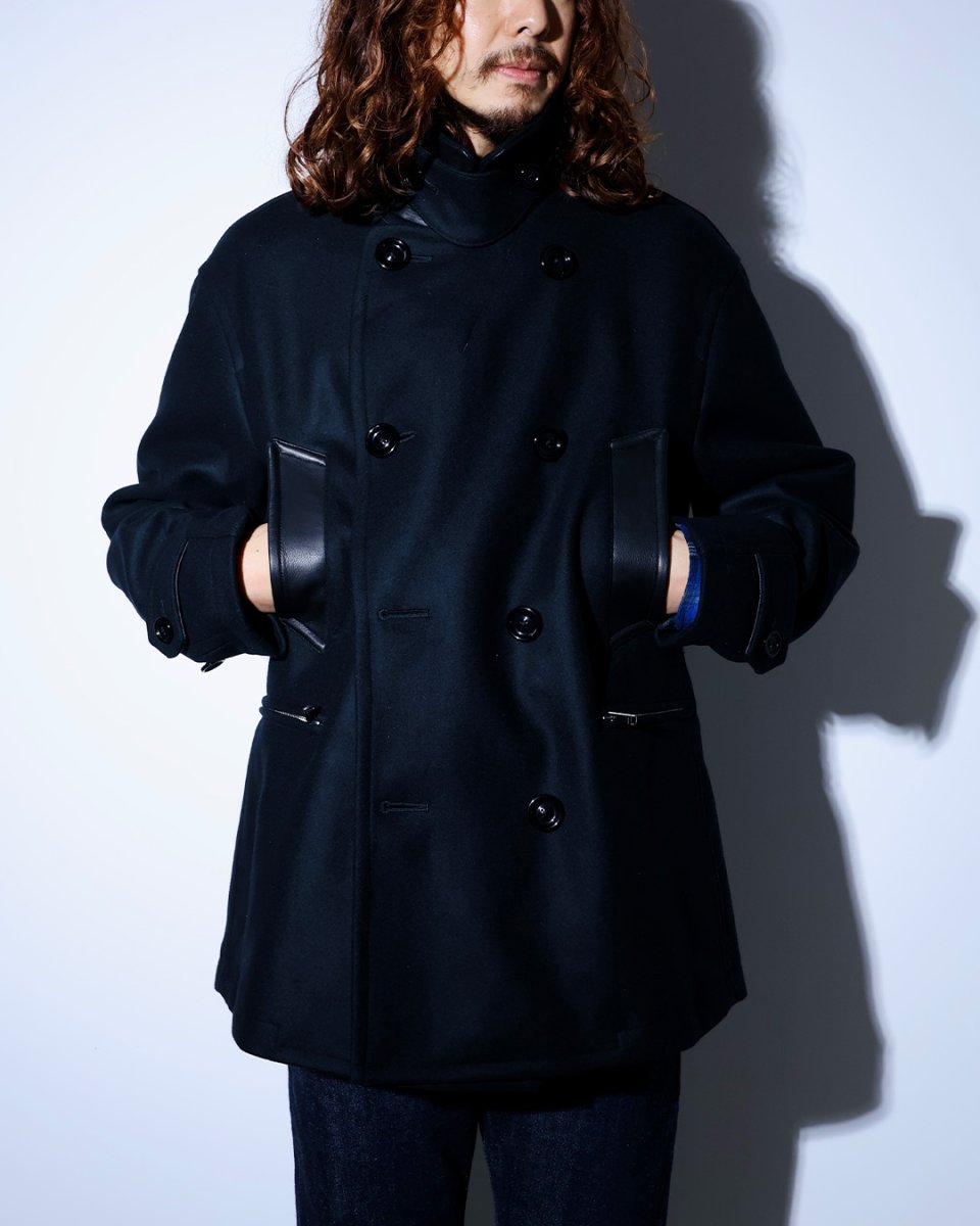 画像3: nonnative  MARINER COAT WOOL DOUBLE MELTON WITH WINDSTOPPER® (3)