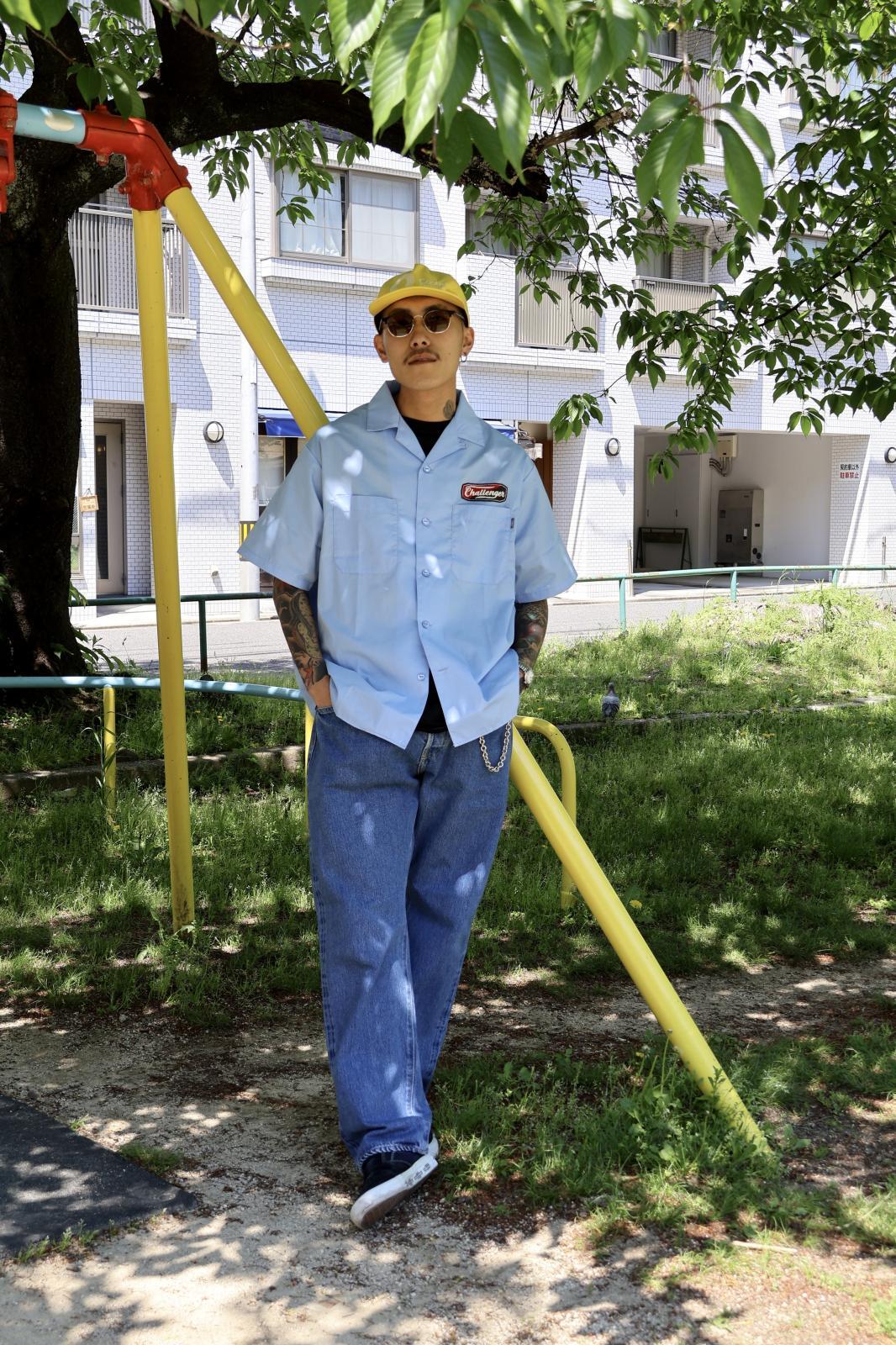 【CHALLENGER】 S/S PATCHED WORK SHIRT