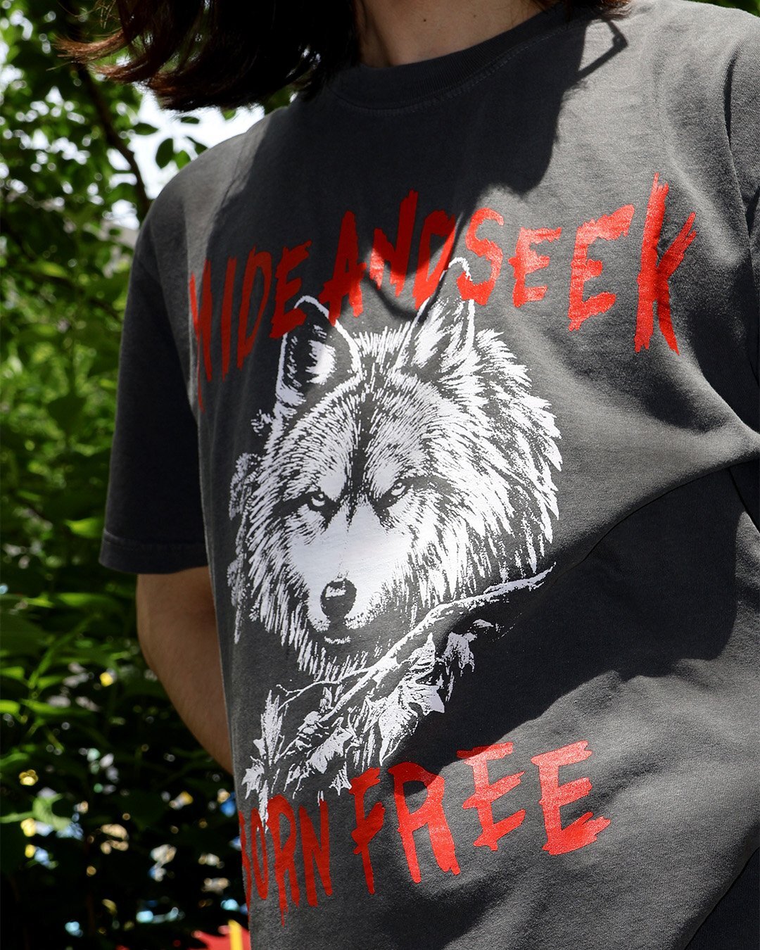 【HideandSeek】 Wolf S/S Tee
