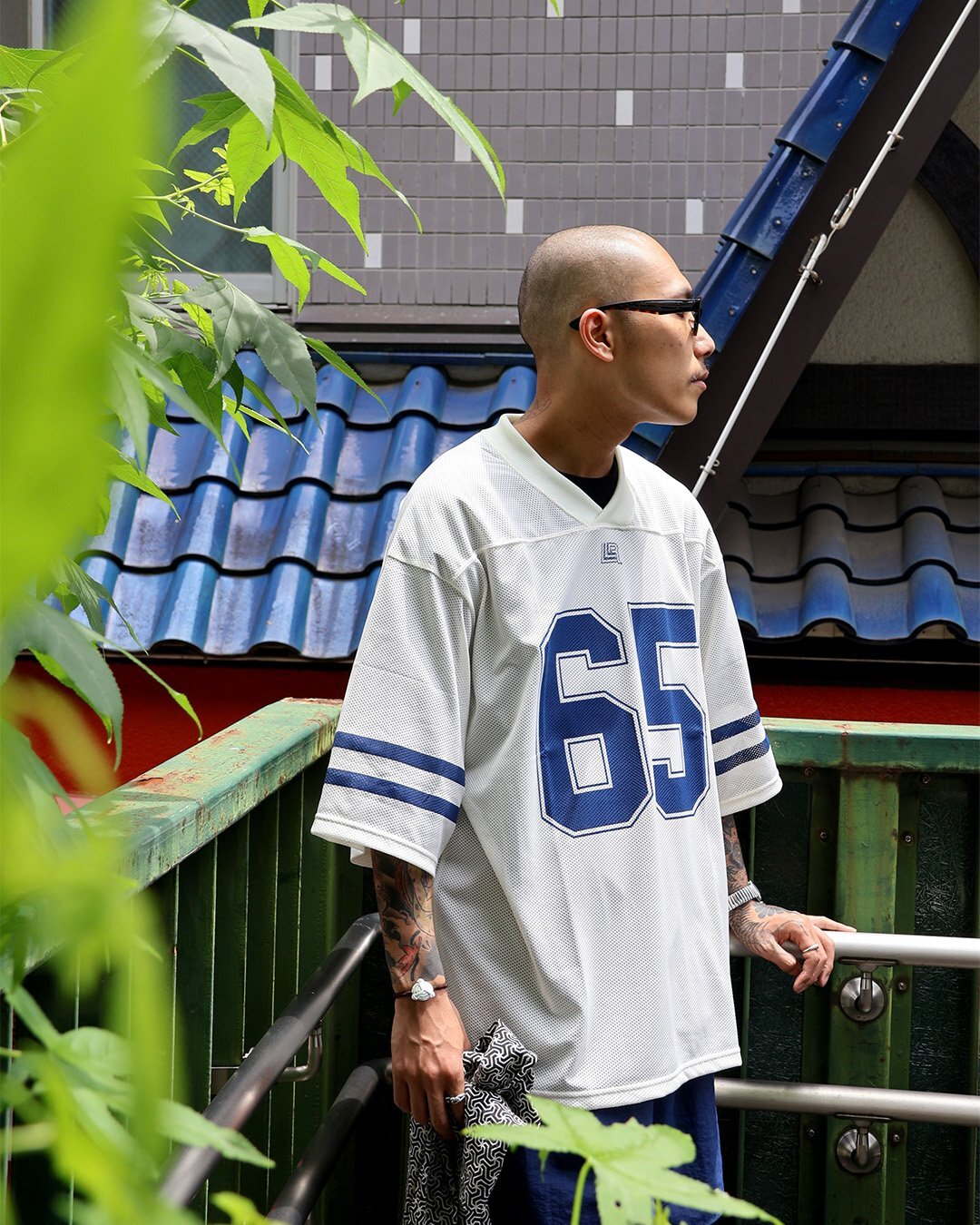 【RADIALL】 HOOD CITY - FOOTBALL SHIRT S/S