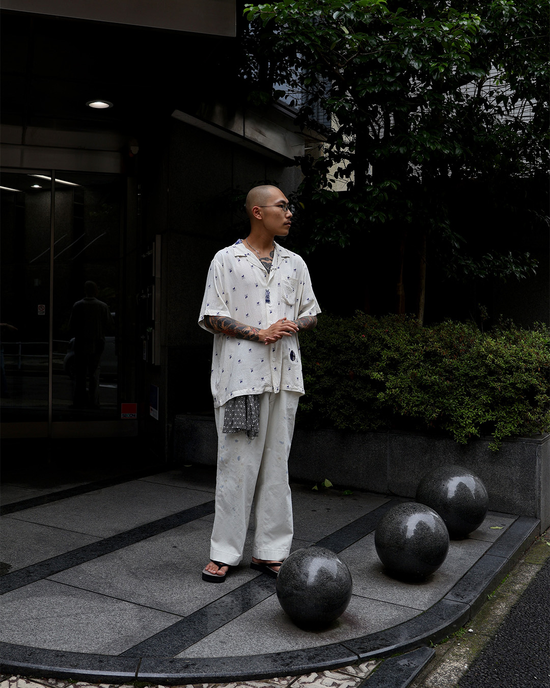 【BOW WOW】 WEATHERVANE BANDANA REMADE SHIRT