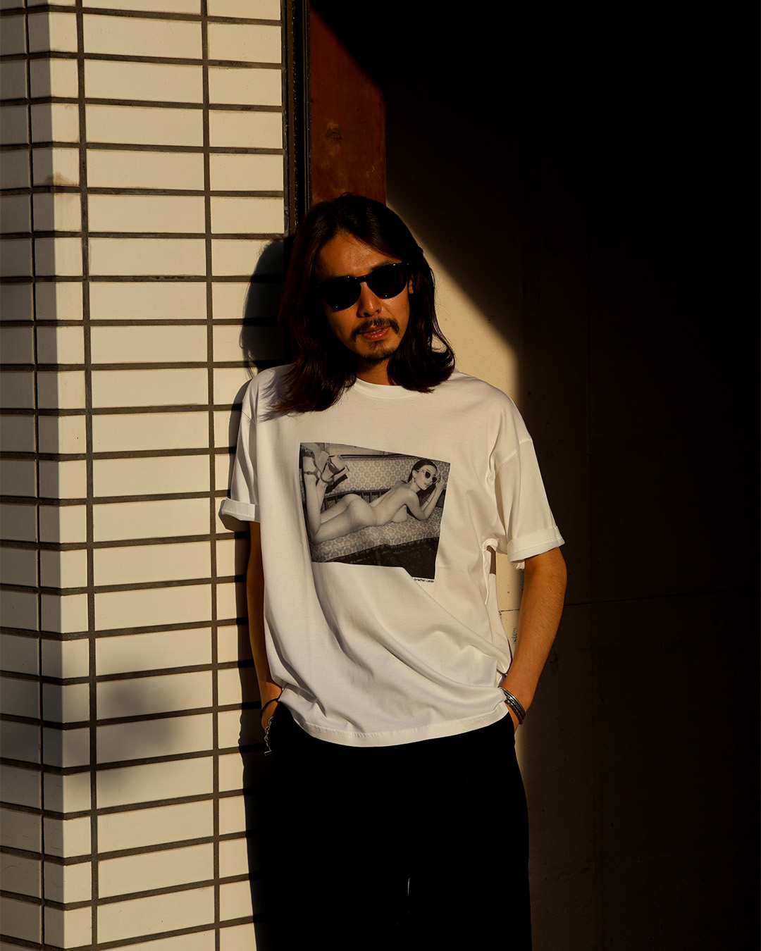 【MINEDENIM】 Jonathan Leder × Stie-lo "OLIVIA" Crewneck T-SH