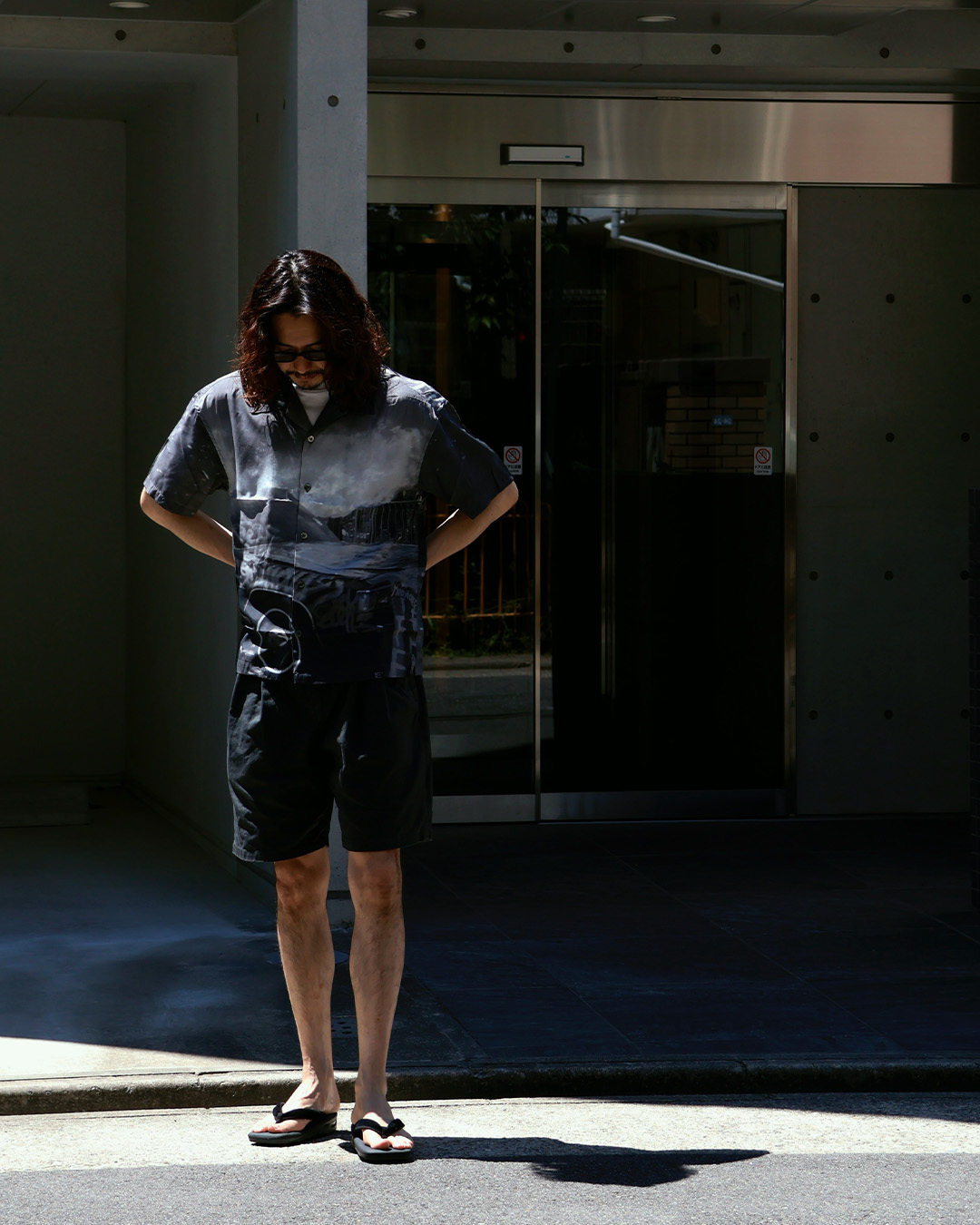 【DELUXE x Allan Potter】OPEN COLLAR SHIRTS