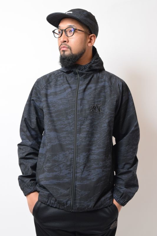 Back Channel GHOSTLION CAMO CORDURA HOODED JACKET (NAVY) 2318000