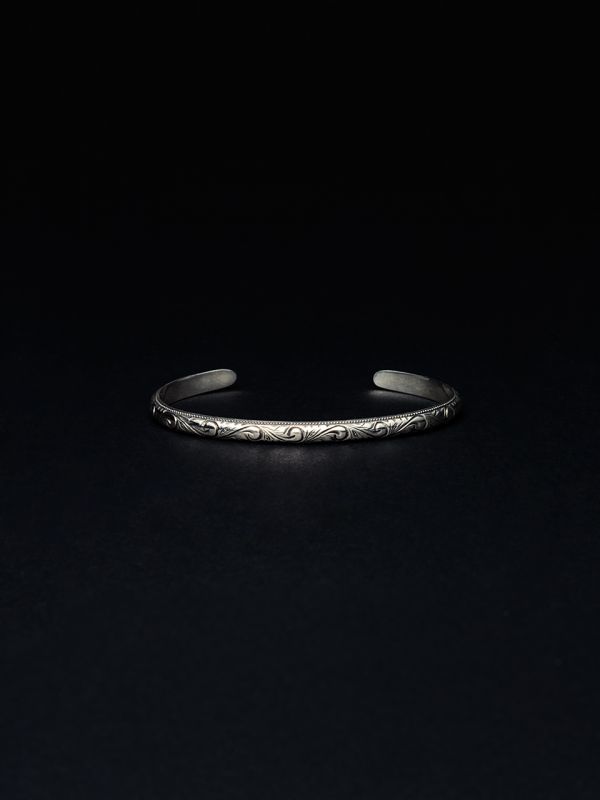 ANTIDOTE BUYERS CLUB Engraved Narrow Bangle (Silver) RX-612 公式通販