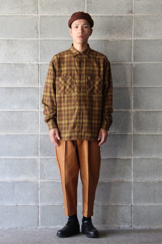 COOTIE 「Ombre Check Work L/S Shirt 」 smcint.com