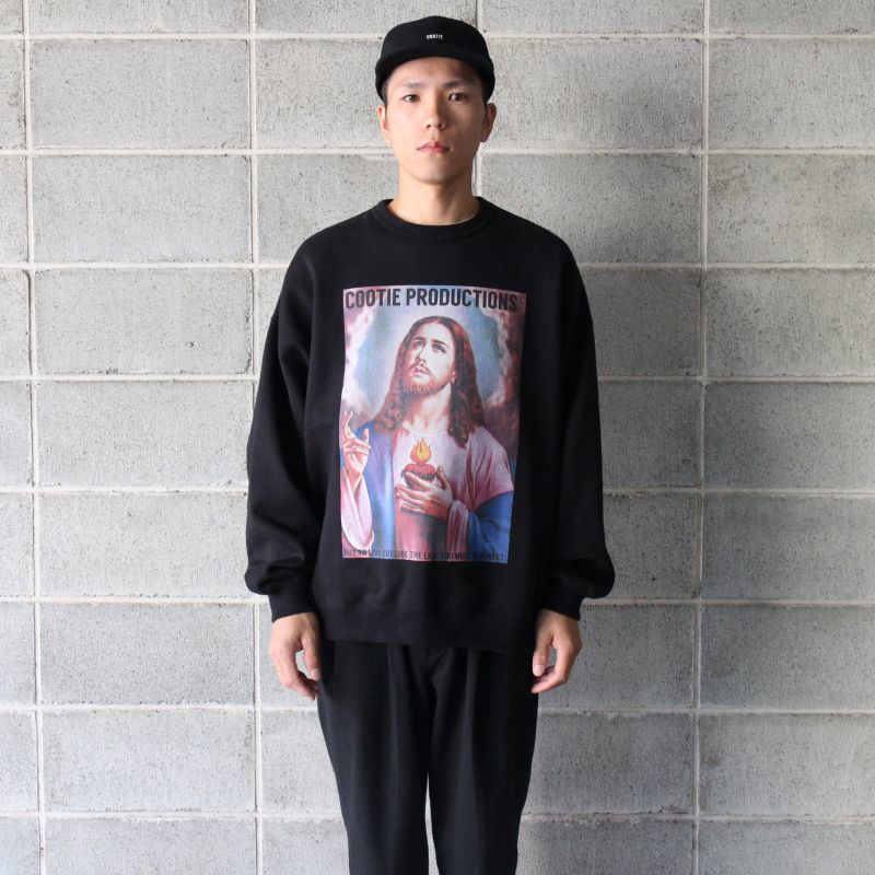 COOTIE Print Crewneck Sweatshirt (JESUS)(Black) CTE-19A322 公式通販