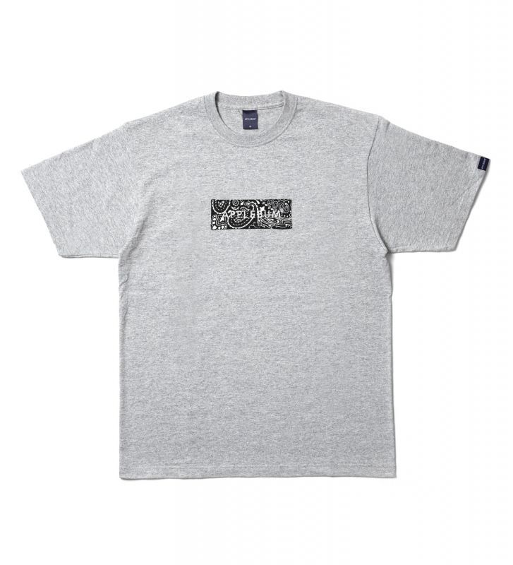 再入荷 Applebum Bandanna Box Logo T Shirt H Gray Black Black 公式通販