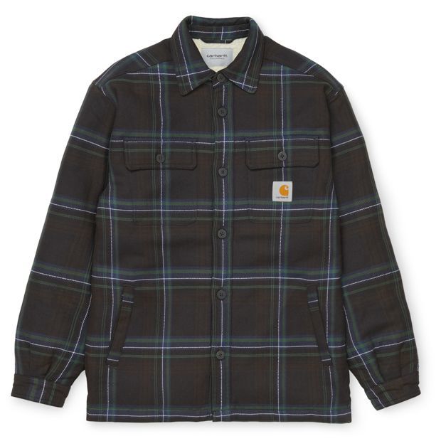 CARHARTT WIP AIDEN SHIRT JAC (Aiden Check, Soot) I028216 公式通販