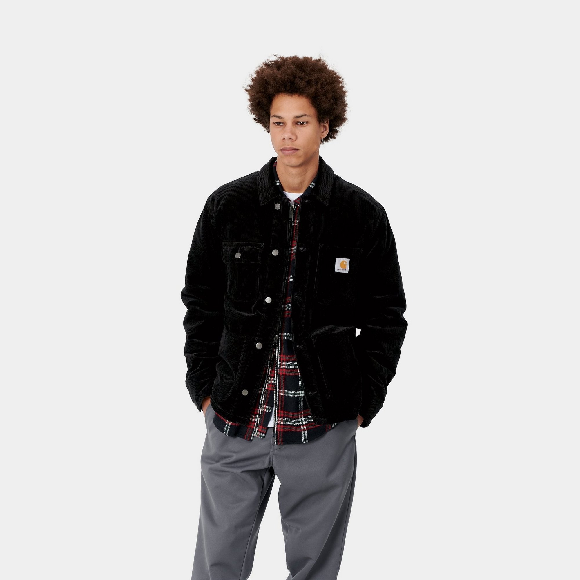 CARHARTT WIP MICHIGAN COAT (Black rinsed) I028628 公式通販