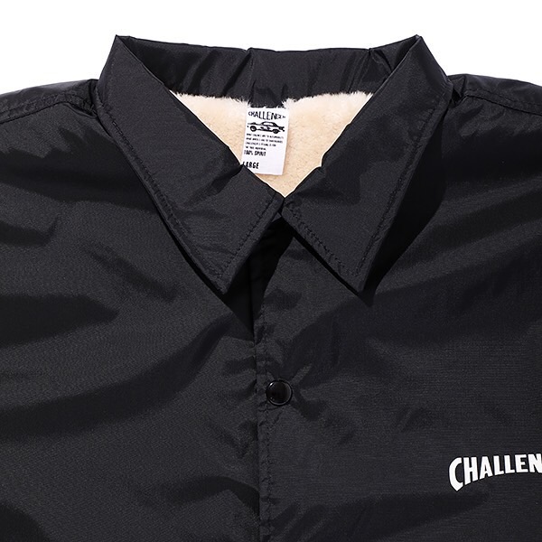 即完売】challenger VLACK COACH JACKET L 黒 コーチジャケット