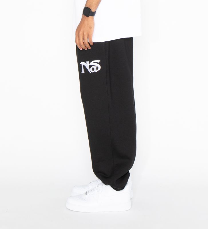APPLEBUM “Nas” Oversize Sweat Pants (Black) NA2120801 公式通販 APPLEBUM “Nas” Oversize Sweat Pants (Black) NA2120801 公式通販