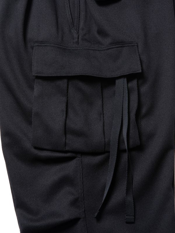 COOTIE Polyester Kersey Error Fit Cargo Easy Pants (Black) NMPT 