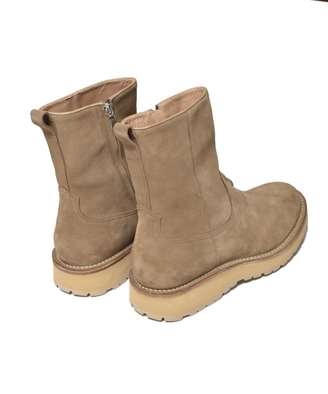 MINEDENIM nonnative × MINEDENIM Side Zip Boots (BEI) NNT-BT003 