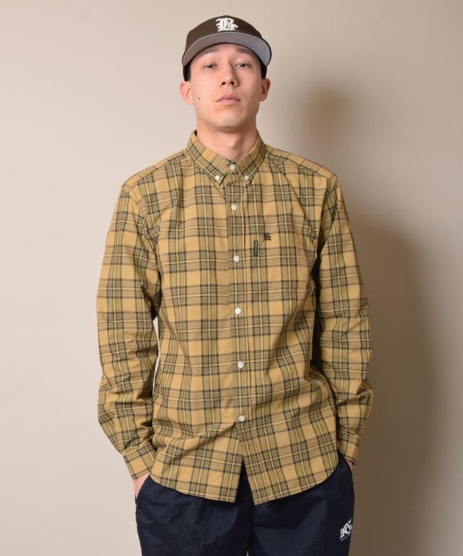 Back Channel CORDURA CHECK B.D. SHIRT (BEIGE) 2322300 公式通販