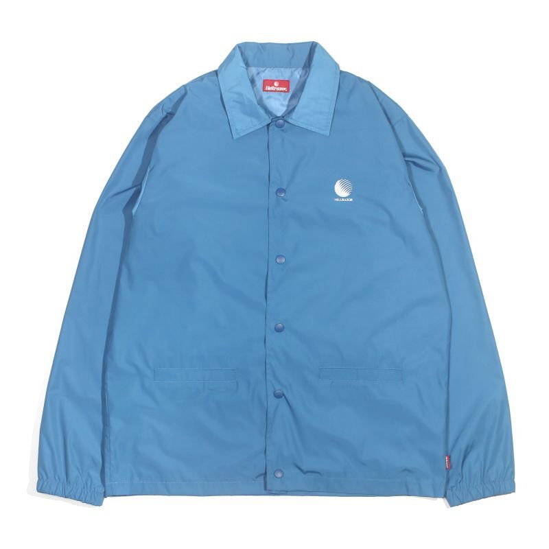 HELLRAZOR LOGO NYLON COACH JACKET (SAX) 01122SS0102 公式通販 HELLRAZOR LOGO NYLON COACH JACKET (SAX) 01122SS0102 公式通販