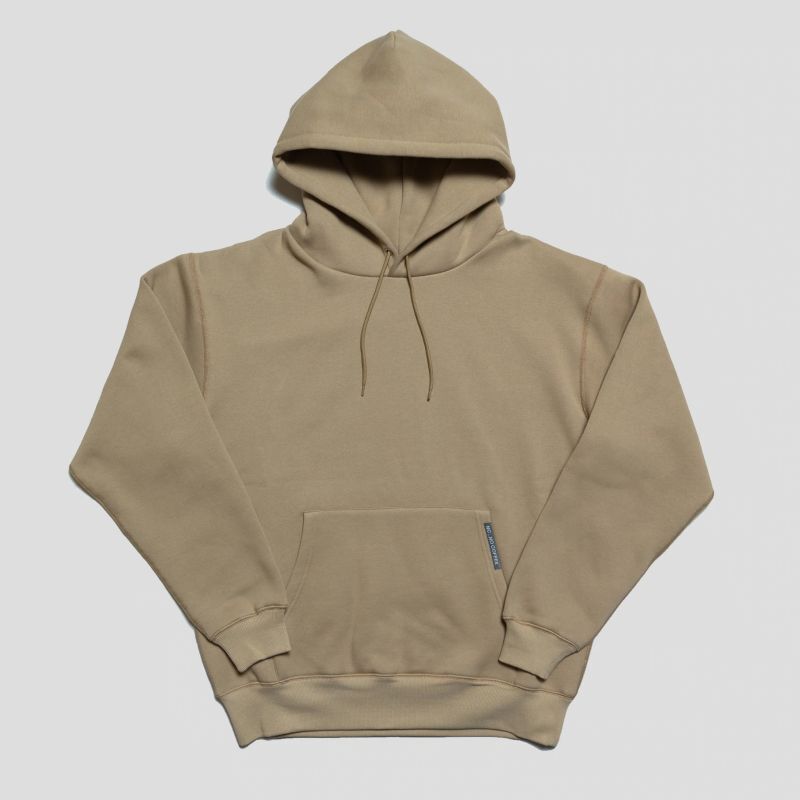 NC by NO COFFEE フラットシーマ ビッグシルエットパーカー (BEIGE 