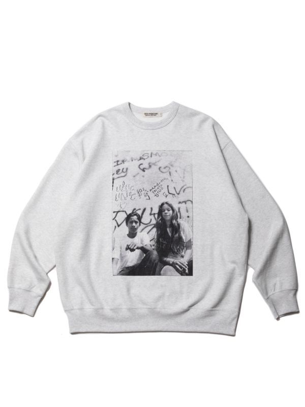 COOTIE/Print Crewneck Sweatshirt