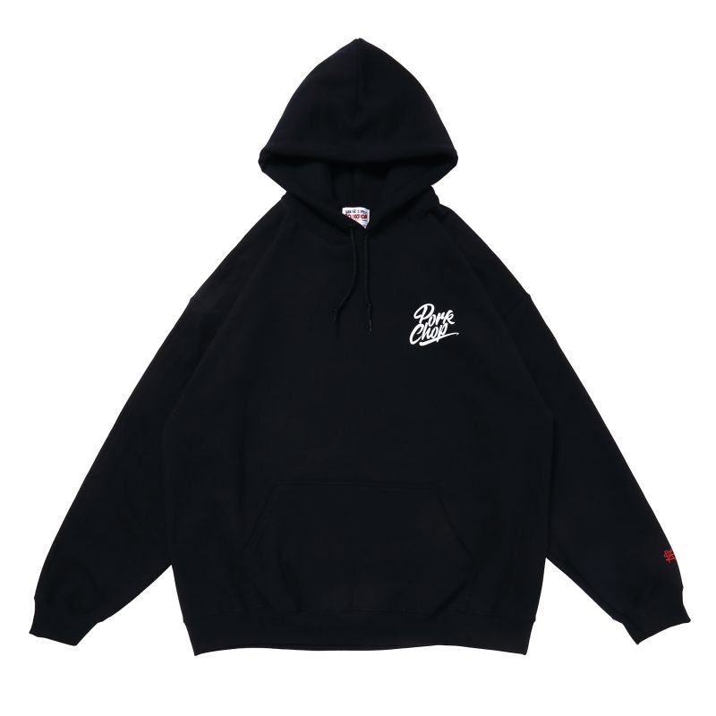PORKCHOP GARAGE SUPPLY CIRCLE SCRIPT HOODIE (BLACK) p0177 公式通販