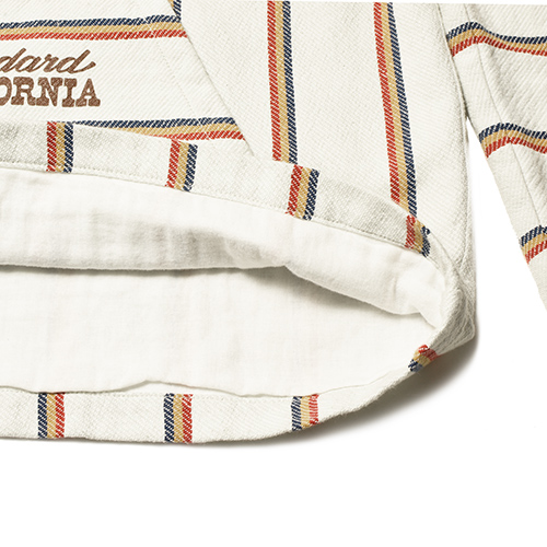 SD Stripe Comfortable Baja Hoodie ナチュラルM