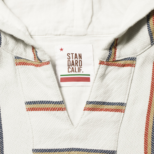 SD Stripe Comfortable Baja Hoodie ナチュラルM