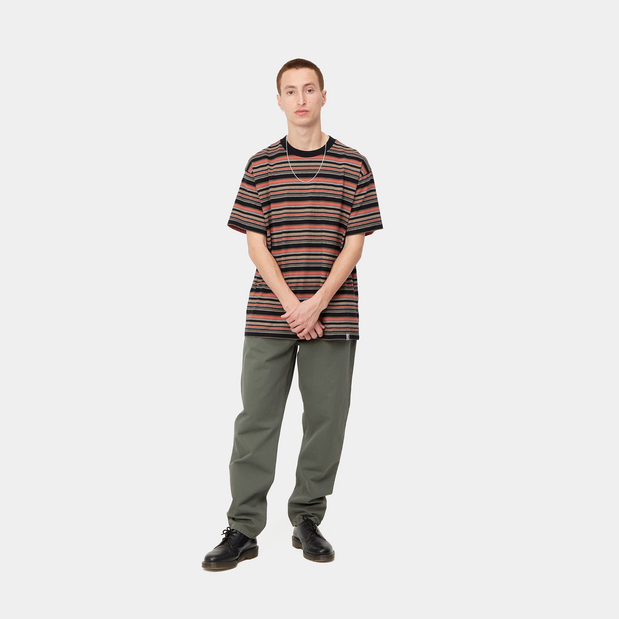 Carhartt WIP riggs stripe Tee カーハート S - Tシャツ/カットソー ...
