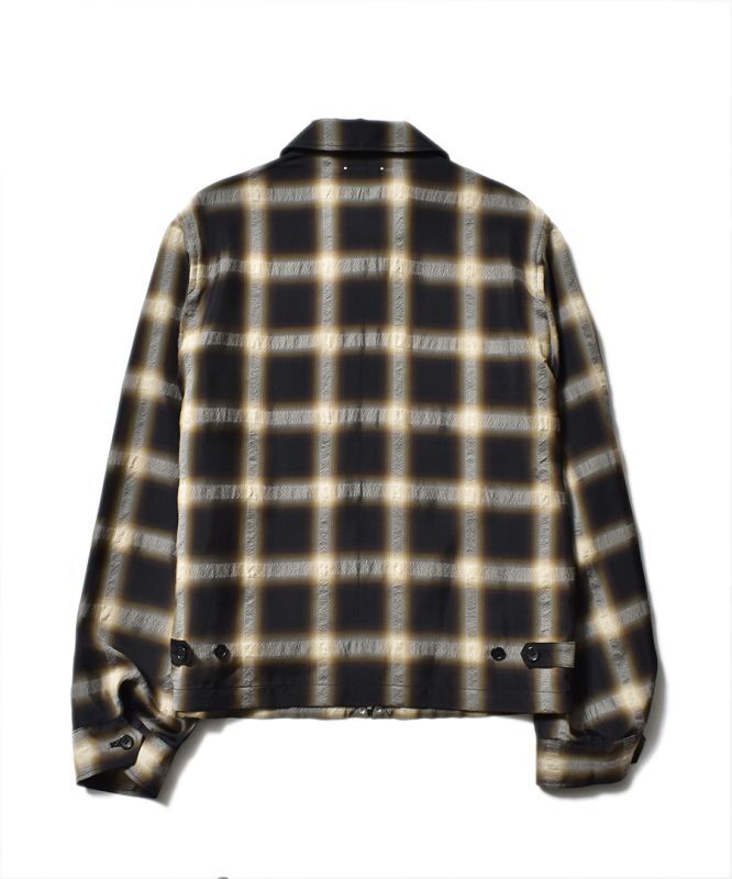 キムタク着 私物MINEDENIM Ombre Check Harrington | www