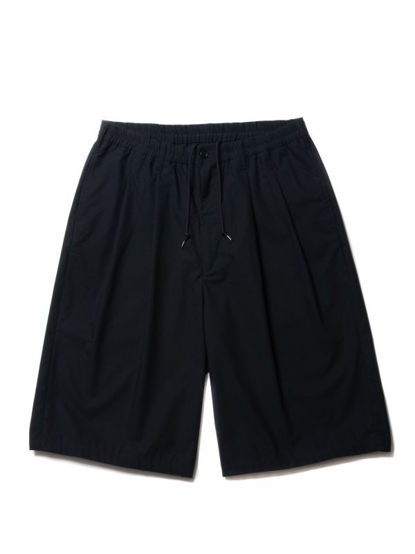 画像1: COOTIE   T/C Panama 2 Tuck Easy Shorts (Black) (1)