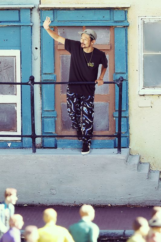 CHALLENGER FIRE LEAF PANTS (BLACK) CLG-PT 022-002 公式通販