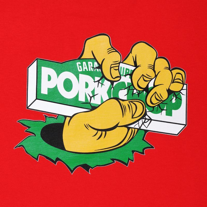 PORKCHOP GARAGE SUPPLY CRUSHER TEE (RED) p0189 公式通販
