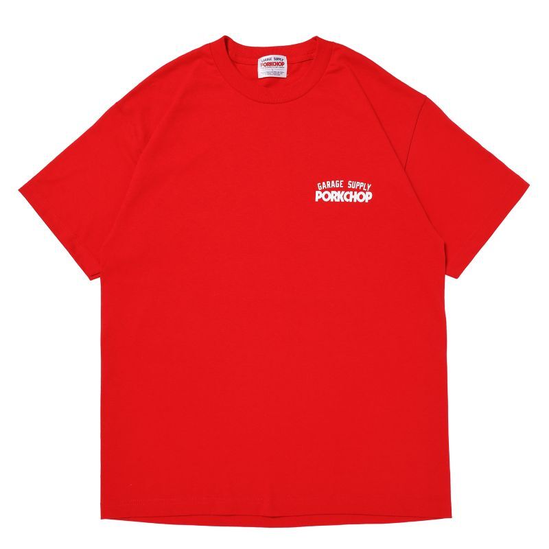 PORKCHOP GARAGE SUPPLY CRUSHER TEE (RED) p0189 公式通販