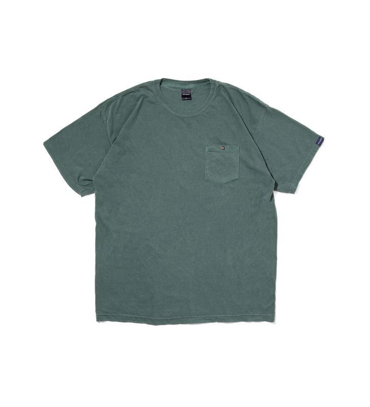 画像1: APPLEBUM  Concho Over-Dye Pocket T-shirt (Vintage Green) (1)