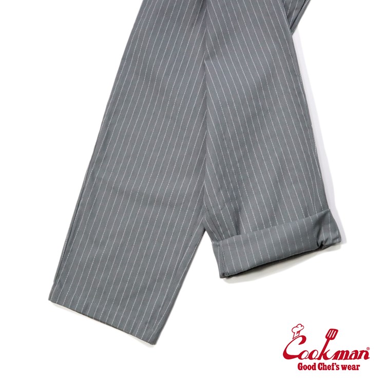 COOKMAN シェフパンツ Chef Pants Reflective Stripe Gray (Gray) 231-23828 公式通販