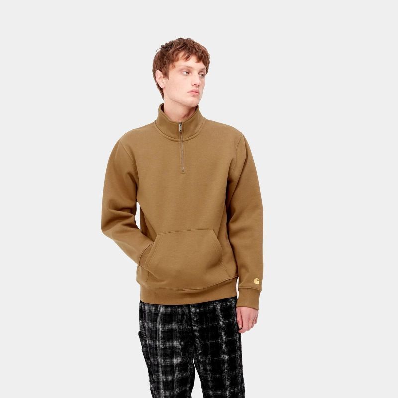 CARHARTT WIP CHASE NECK ZIP SWEATSHIRT 