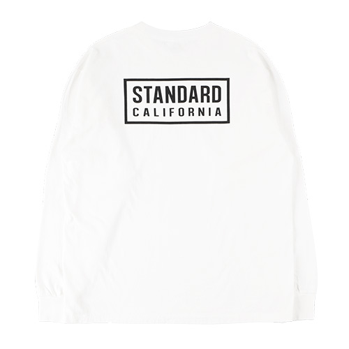 STANDARD CALIFORNIA SD Heavyweight Box Logo Long Sleeve T (White