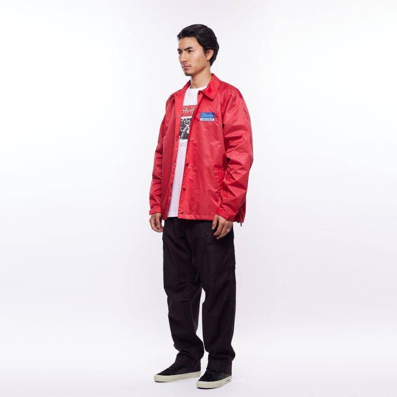 Liberaiders STRIFE NYLON COACH JACKET (RED) 760152203 公式通販