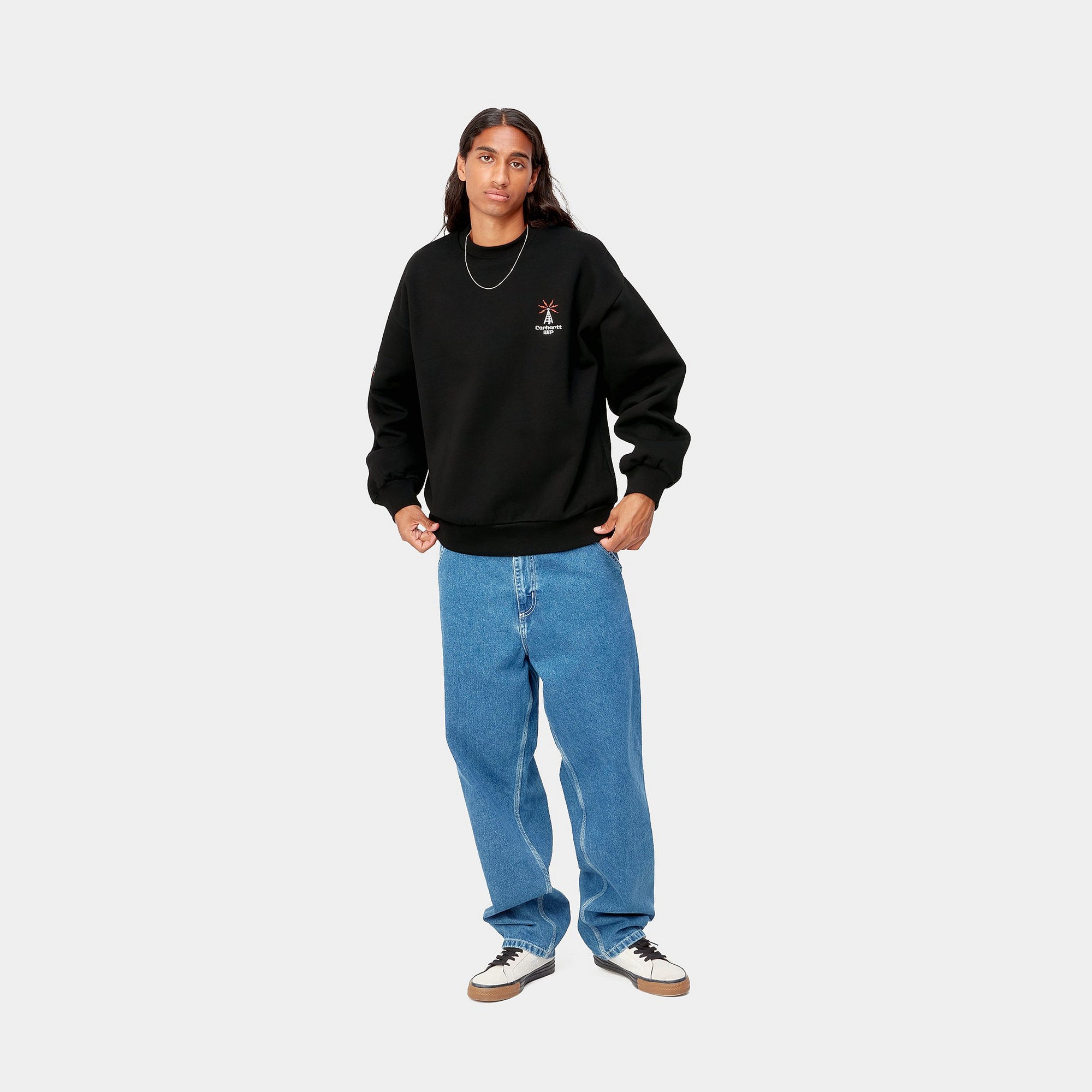 CARHARTT WIP CONNECT SWEATSHIRT (Black) I031020 公式通販