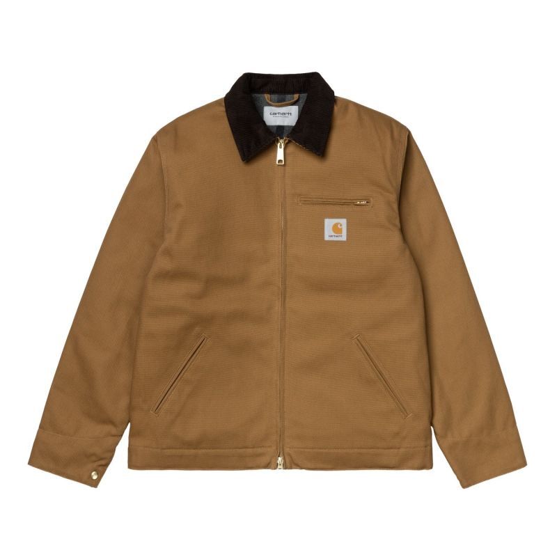 CARHARTT WIP DETROIT JACKET (Hamilton Brown / Tobacco (rigid ...